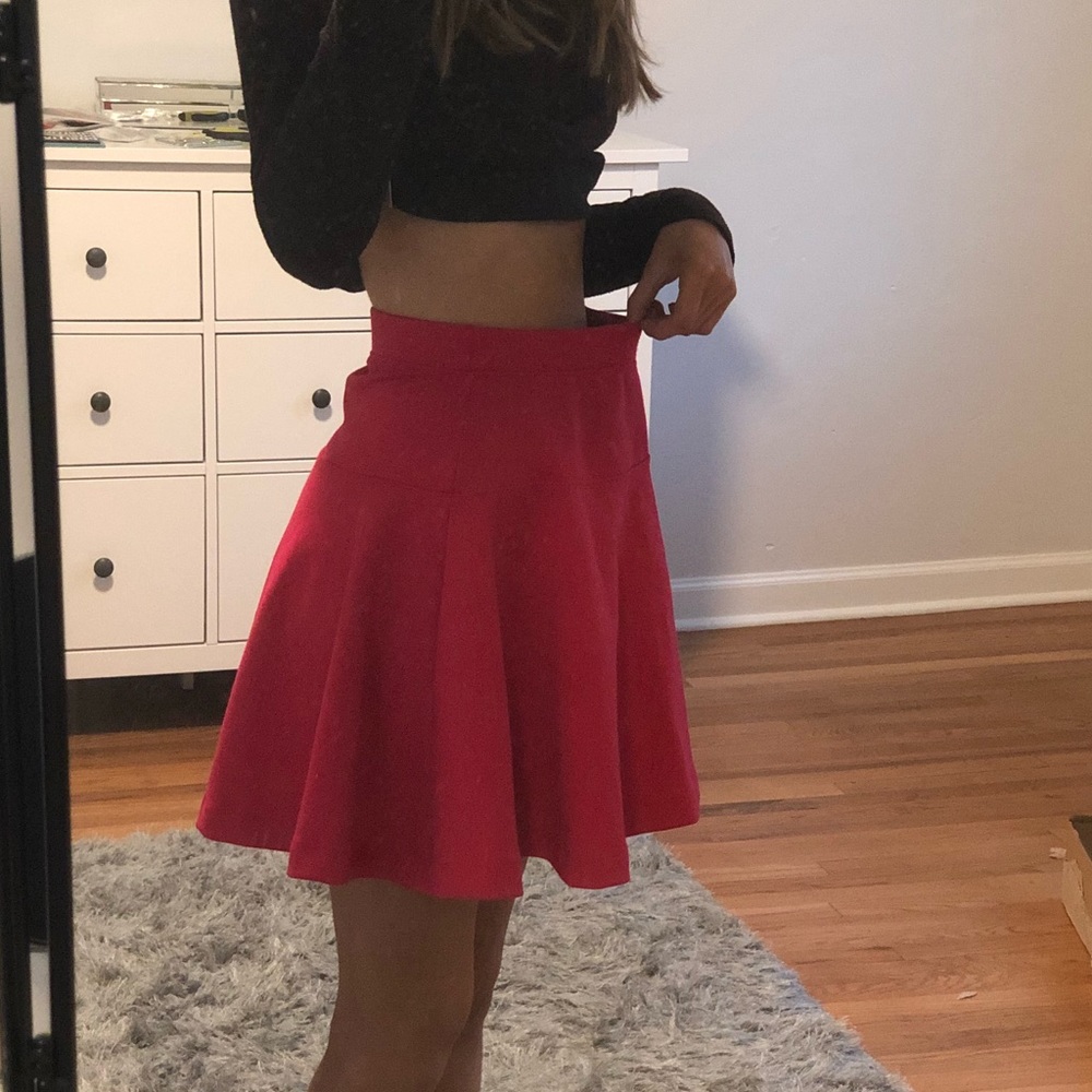 Pink A-Line Skirt